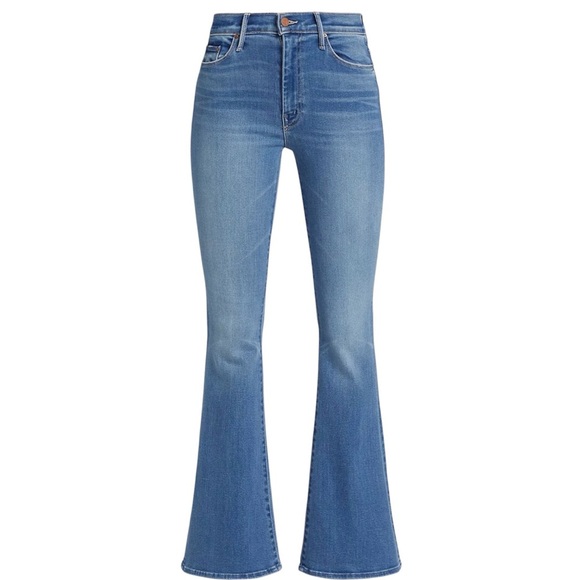 Mother The Weekender Mid-Rise Bootcut blue Jeans NEW - Picture 1 of 9